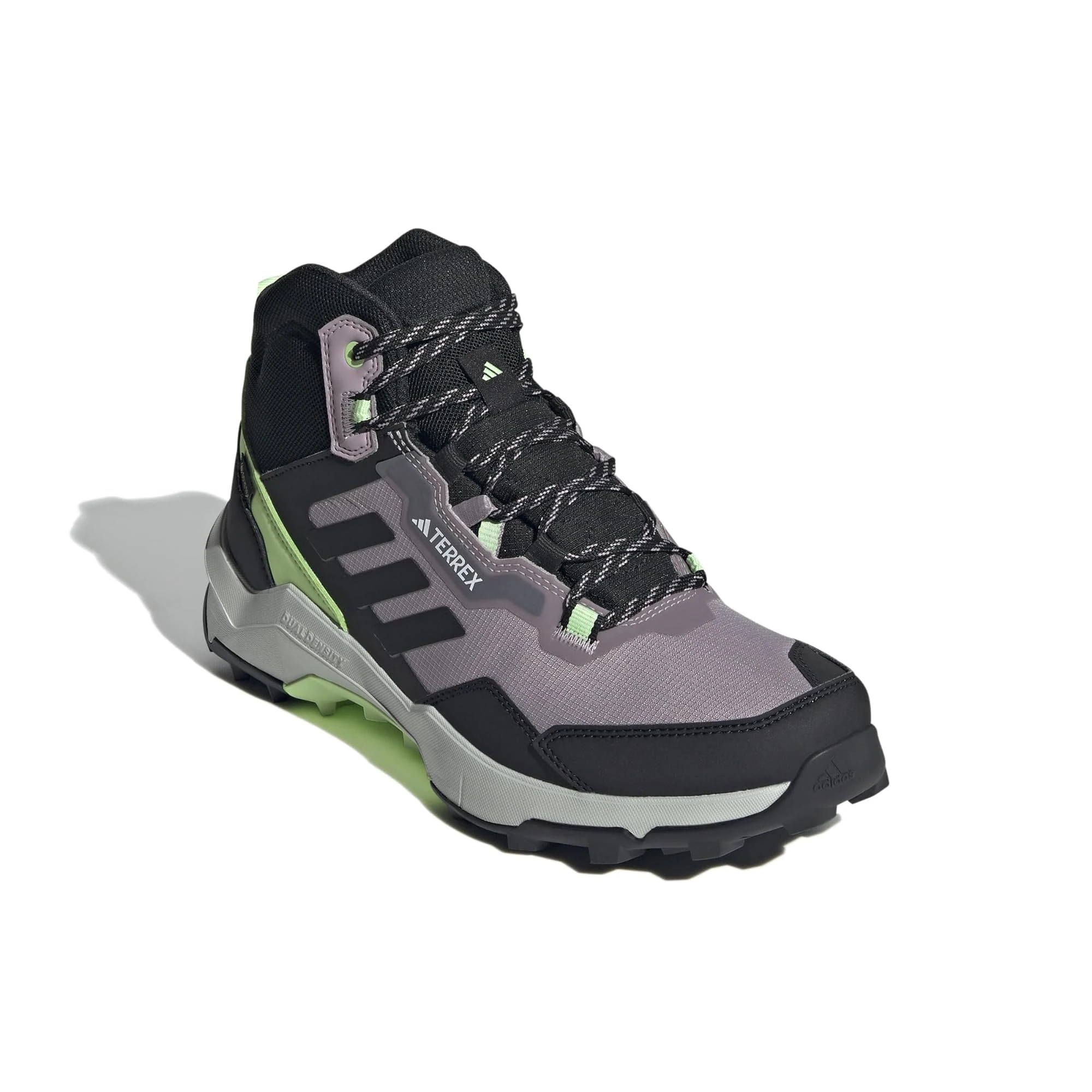 adidas Women's Terrex Ax4 Gore-tex Mid Sneaker, Preloved Fig/Black/Green Spark, 9 UK
