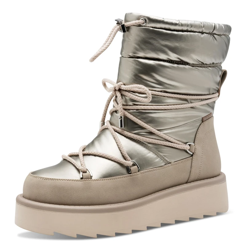 Tamaris Women's Flat Boots, champagner, 6.5 UK