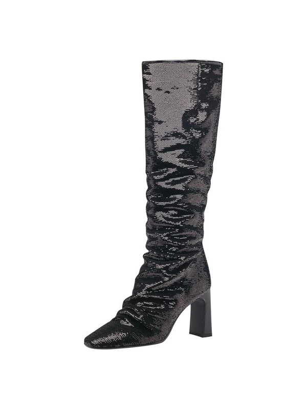 Tamaris Boots 1-25057-41 Wide, black, 4 UK