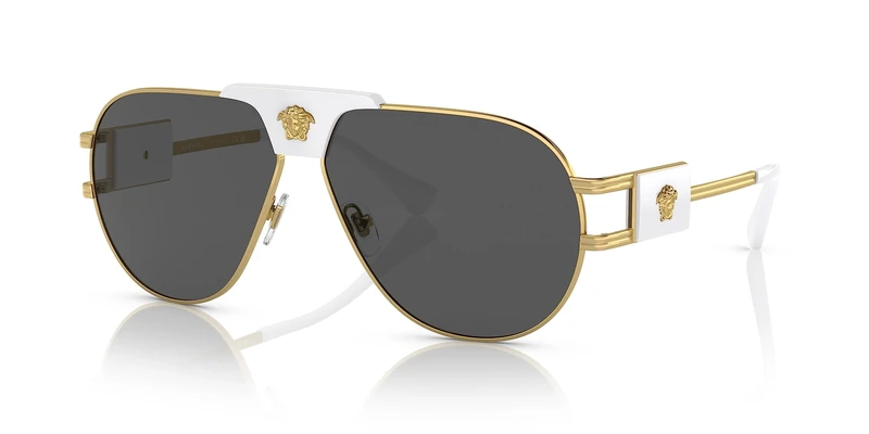 Versace Uni-Adult 0VE2252 63 147187 Sunglasses Gold, gold, 63-12-145