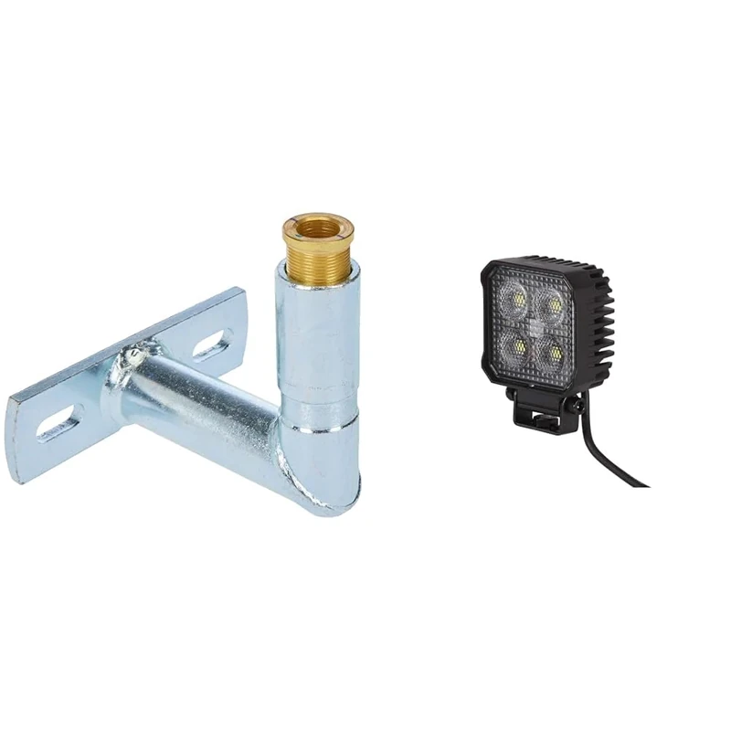 Hella 8HG 006 294-021 Holder - angled - 1-pin connector + VALUEFIT 1GA 357 110-002 LED-Worklight - TS1700-12/24V - 1700lm - Bolted/mounting - Swivelling Mounting Bracket