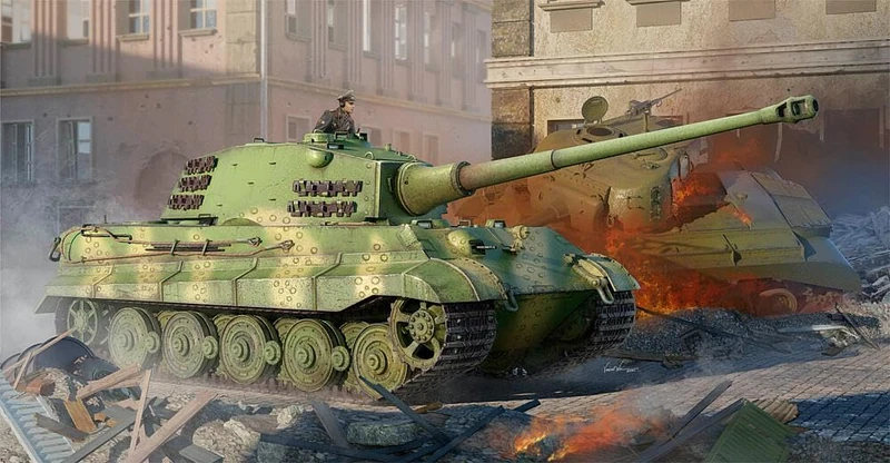 Hobbyboss 1:35 - Pz Kpfw.VI Sd.Kfz 182 Tiger II HT 105mm