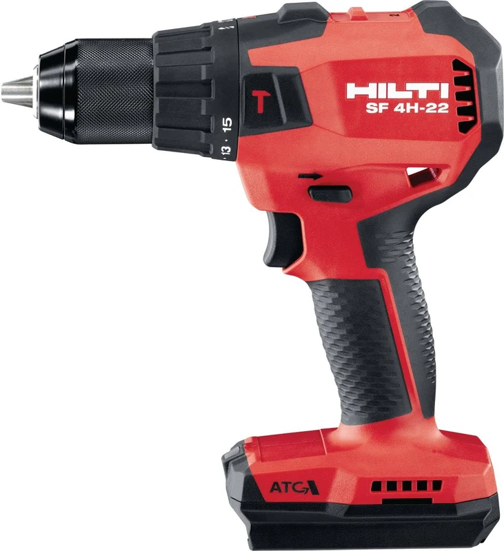 Hilti 2253848 NURON SF 4H-22 Battery Drill Driver (20% More Performance, Non-Percussion Drilling with Screwing, Weight 1.4 Kg. Case Included, Battery and Charger Not Included) - Image 1