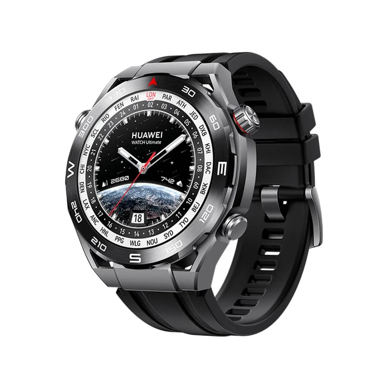 HUAWEI Watch Ultimate Smartwatch, 1.5 Inch LTPO AMOLED Display, Sapphire Dial, 100 m Diving Technology, Completely New Expedition Mode, 24/7 Health Management, Black, German Version