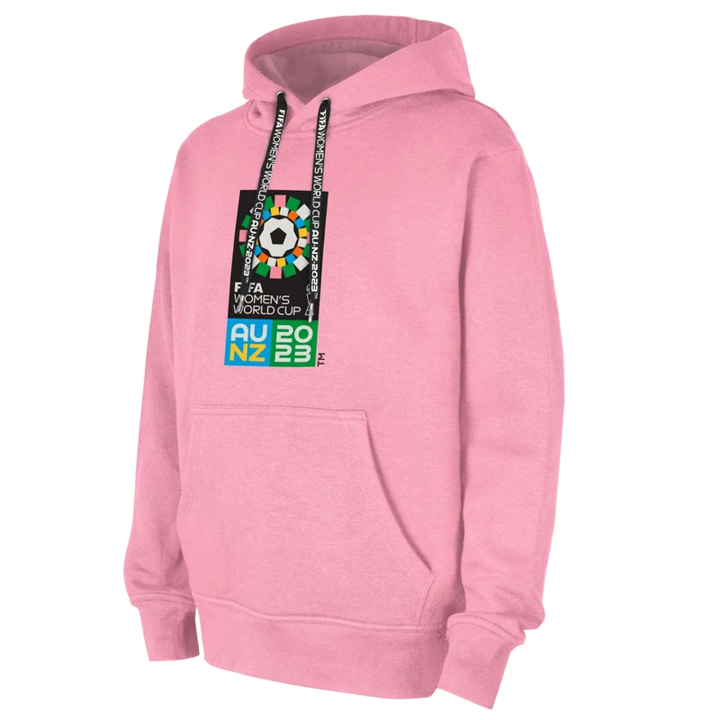 FIFA Official 2023 Women's Football World Cup Adult Event Hoodie, Pink, X-Large