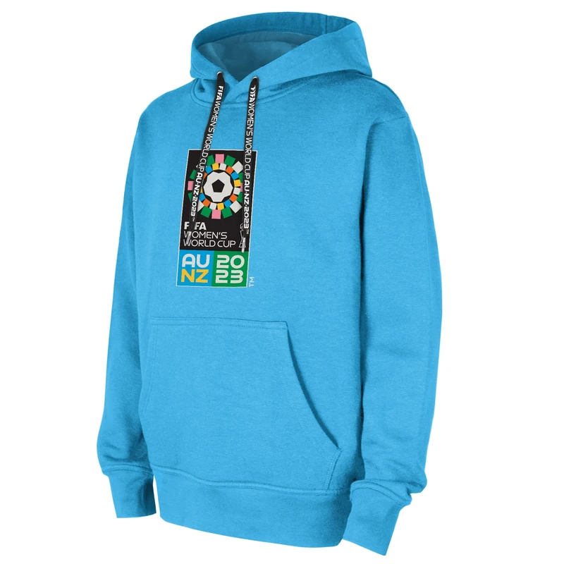 FIFA Official 2023 Women's Football World Cup Adult Event Hoodie, Blue, Small - Image 1