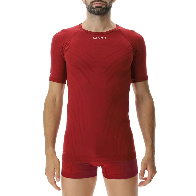 UYN U100166 MOTYON 2.0 UW SH_SL T-Shirt Men's Sophisticated red XXL