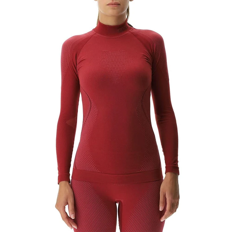 UYN U100038 EVOLUTYON UW LG_SL Turtle Neck T-Shirt Women's Sophisticated Red/Bordeaux/Bordeaux XS