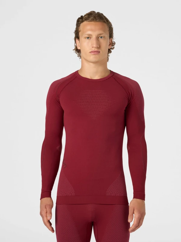 UYN U100006 EVOLUTYON UW LG_SL. T-Shirt Men's Sophisticated Red/Bordeaux/Bordeaux XXL - Image 1