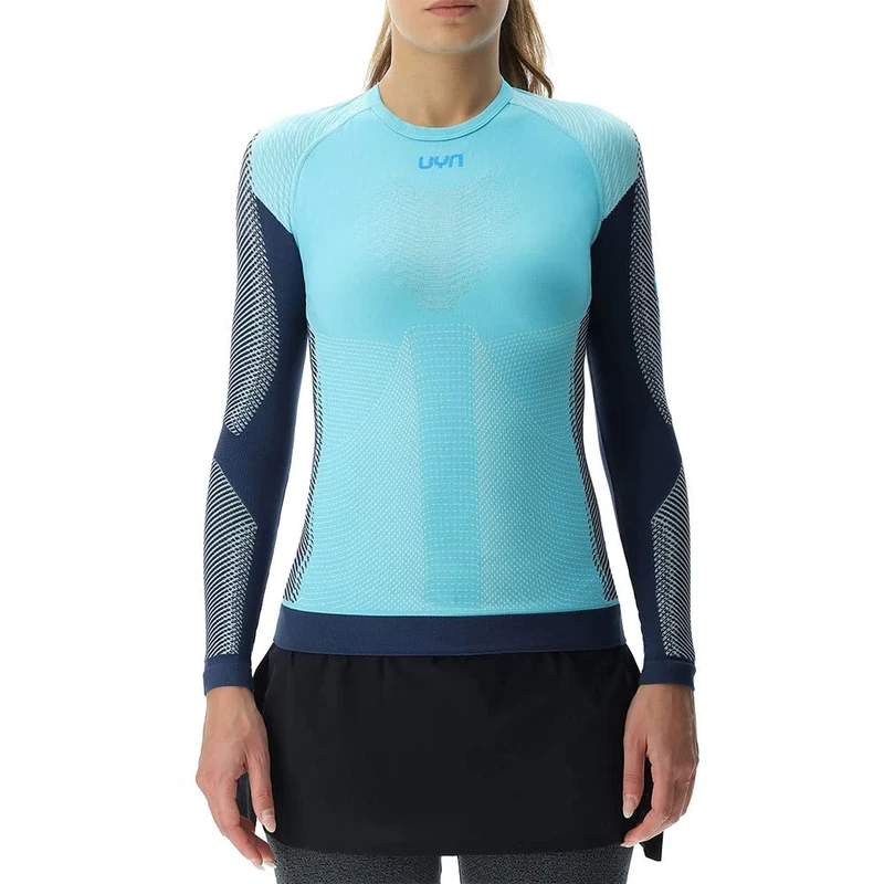 UYN O102431 Running PB42 OW Long_SL T-Shirt Women's Blue/Peacock Splendour XS