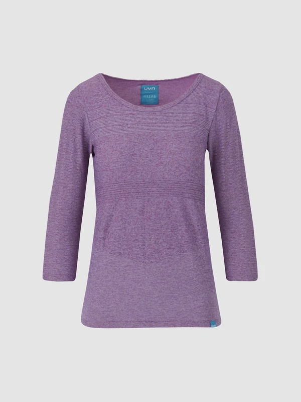 UYN O101986 Natural Training OW Three SL_ T-Shirt Women's Chinese Purple Melange M