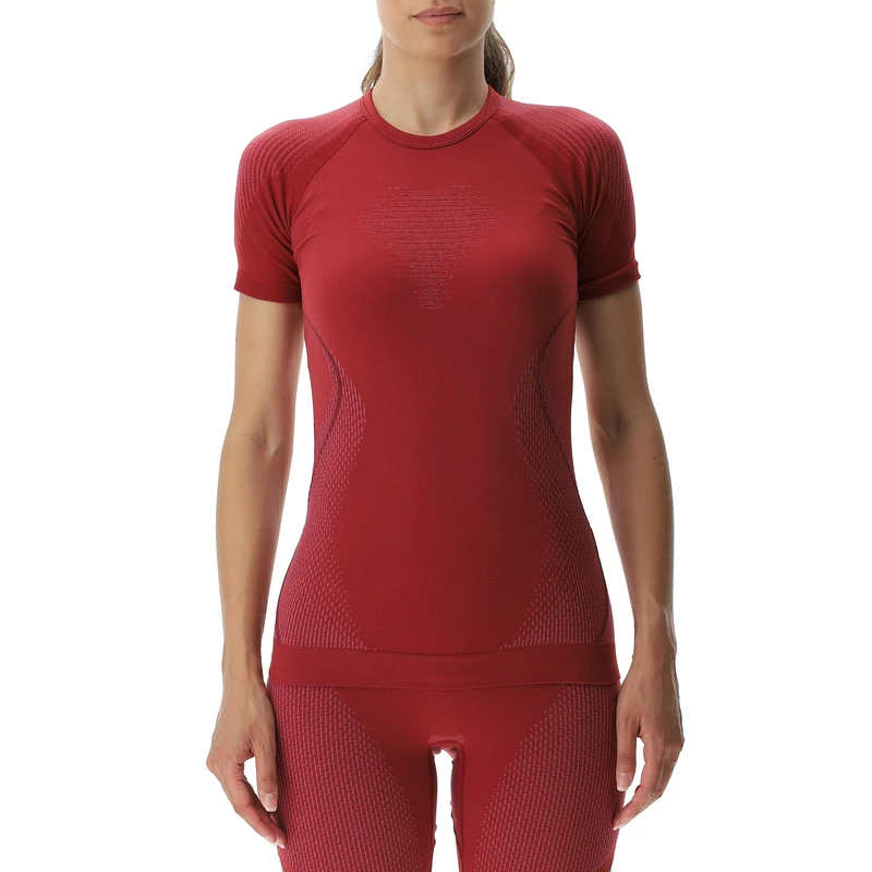 UYN U100044 EVOLUTYON UW SH_SL T-Shirt Women's Sophisticated Red/Bordeaux/Bordeaux XS - Image 1