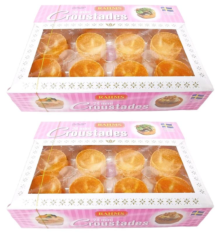 Pack of 2 Rahms Mini Croustade Cups - 48 Cups in Total (24 per Pack) - Image 1