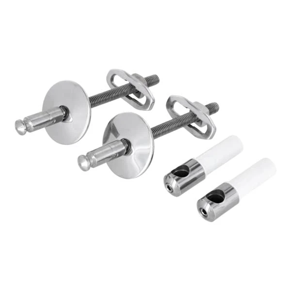 Ideal Standard J4765BJ Multi Suites Toilet Cover Hinges, Chrome-Plated