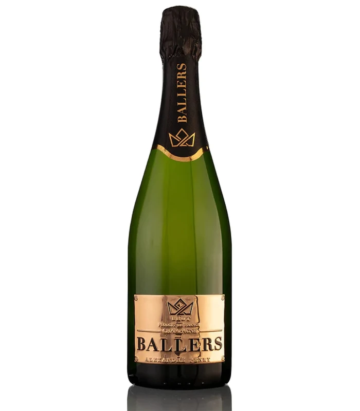Ballers Brut Champagne Gold Label | Vegan Friendly | Hazelnut & Brioche Notes | 750ml | 12.5% ABV |