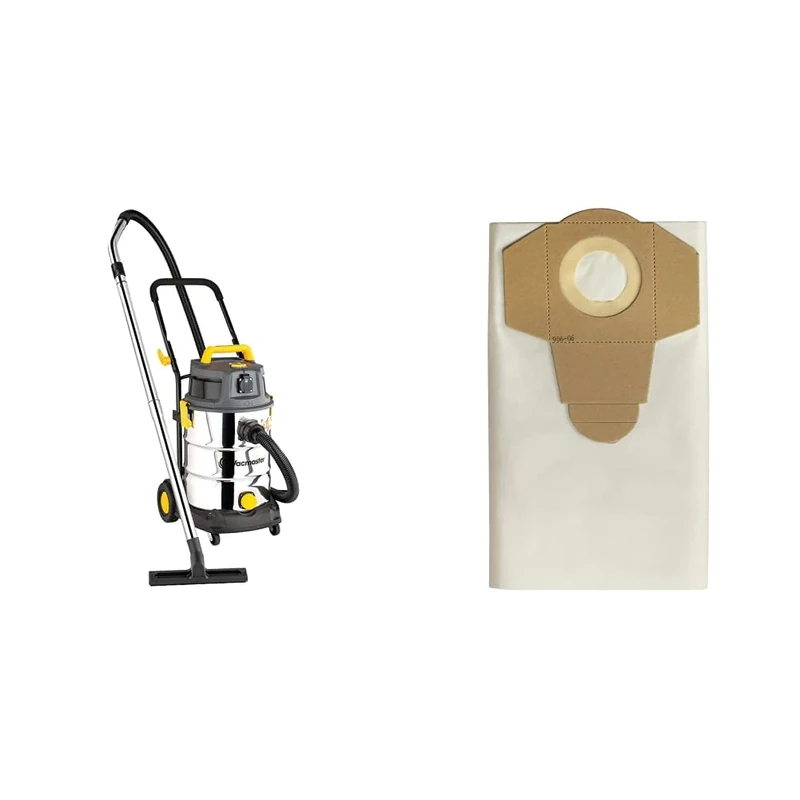 Vacmaster WD L30 L Class 30L Dust Extractor - Wet & Dry Vacuum Cleaner - Powerful Suction with HEPA 13 Filter For Heavy Duty Cleaning, 30 Litre Tank with 5 additional dust bags
