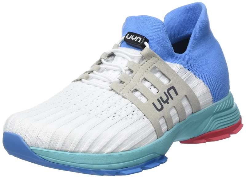 UYN Y100207 Washi Xc Turquoise Sole Sneaker Male White/Blue UK 8.5