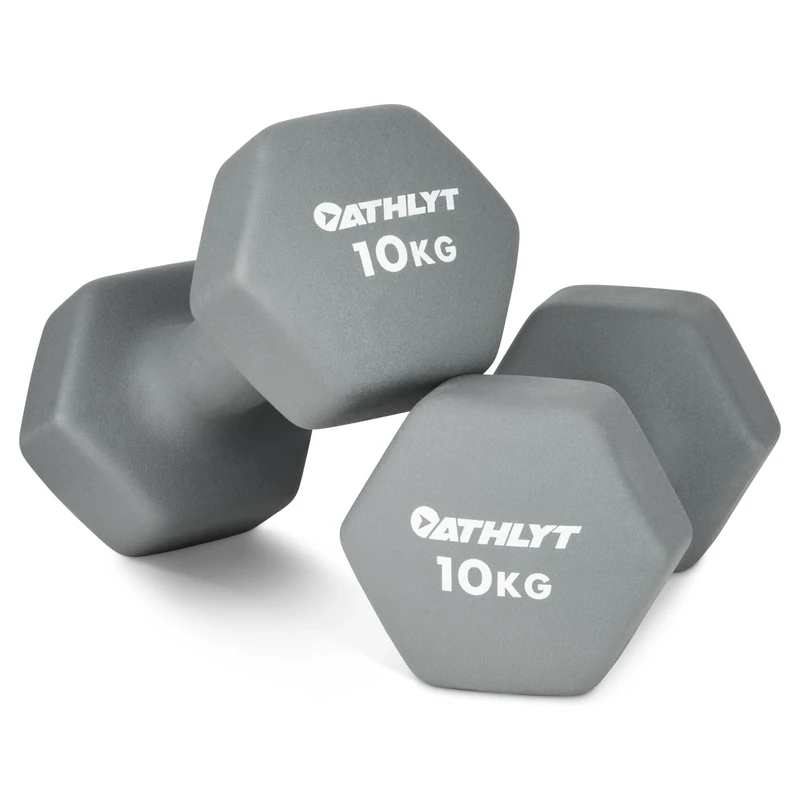 Athlyt - Neoprene Dumbbells - 2 x 10kg