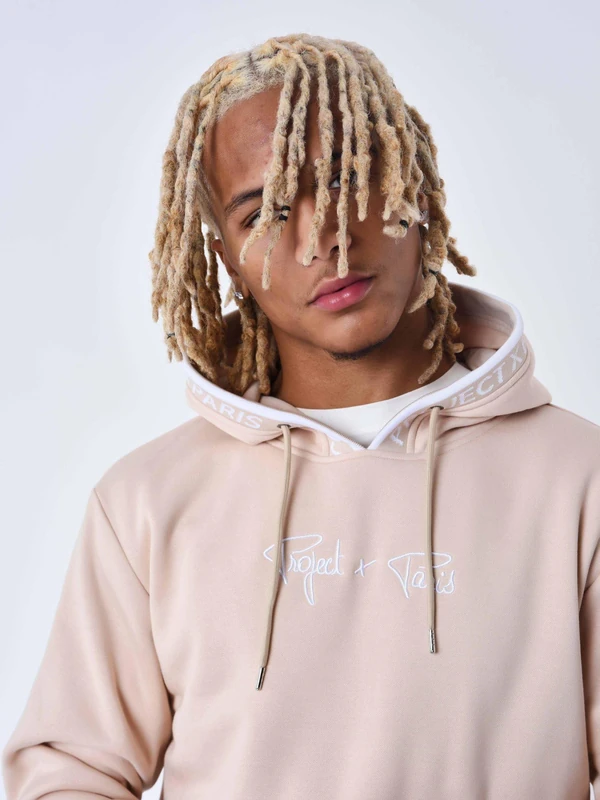 PROJECT X PARIS Men's Sweatshirt, 55% Cotton, 45% Polyester, Beige, Size M - Image 1