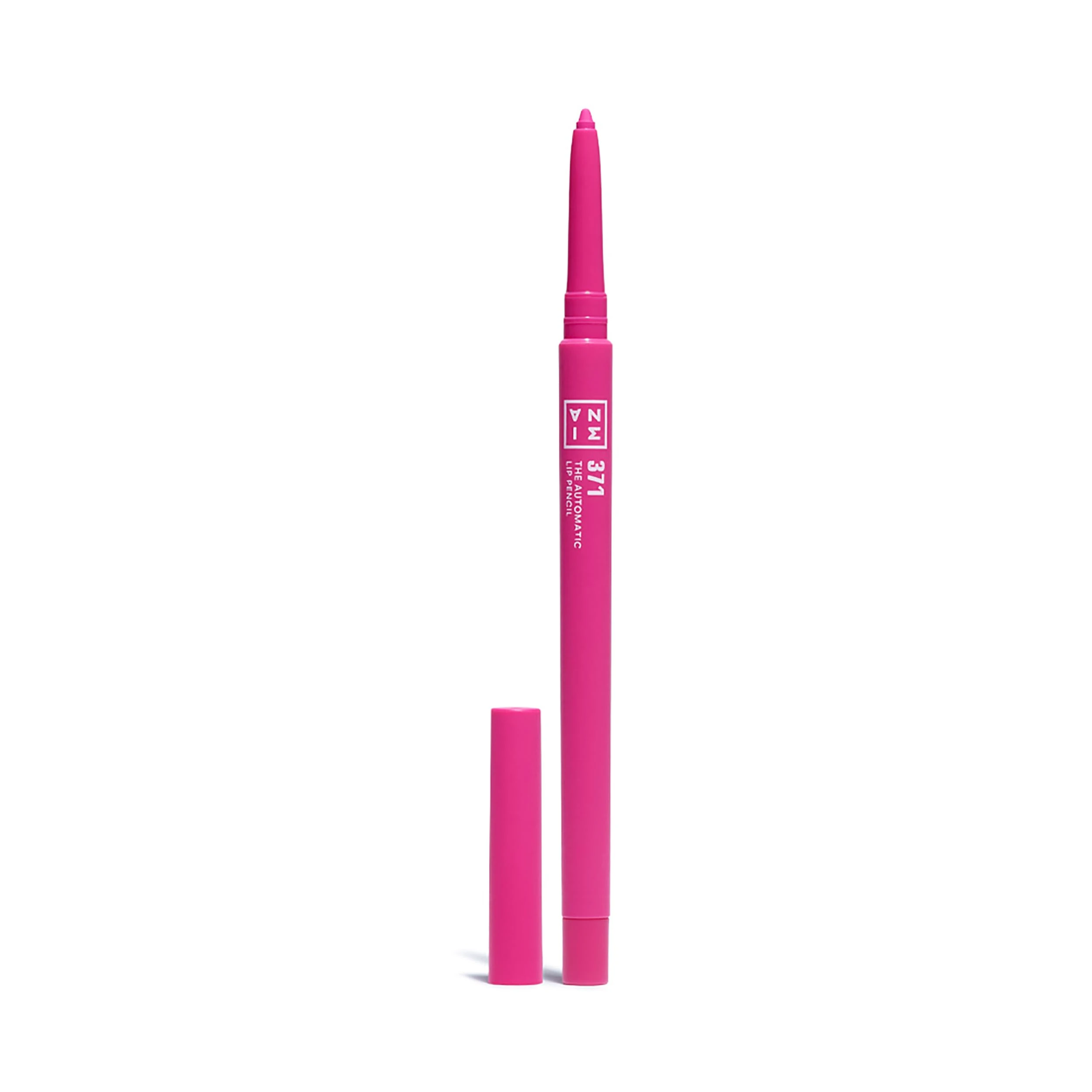 3INA MAKEUP - The Automatic Lip Pencil 371 - Vivid pink Lip Liner Built- In Sharpener - Waterproof Lip Liner