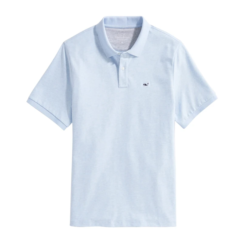 Vineyard Vines Men's Edgartown Pique Polo Shirt, Jake Blue, Medium