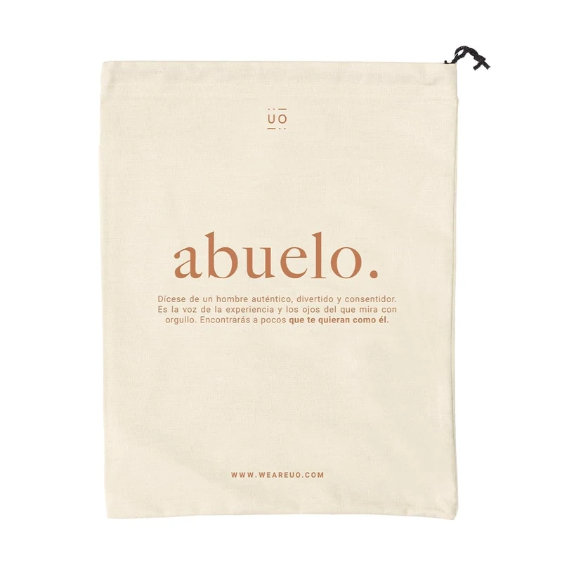 UO Bag Fabric Gift Grandpa definition NEW Natural Cotton Bag 100%, Reusable Bag - Image 1