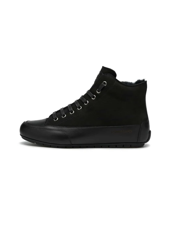 Candice Cooper Women's Plus Fur Oxford Flat, Black, 7 UK