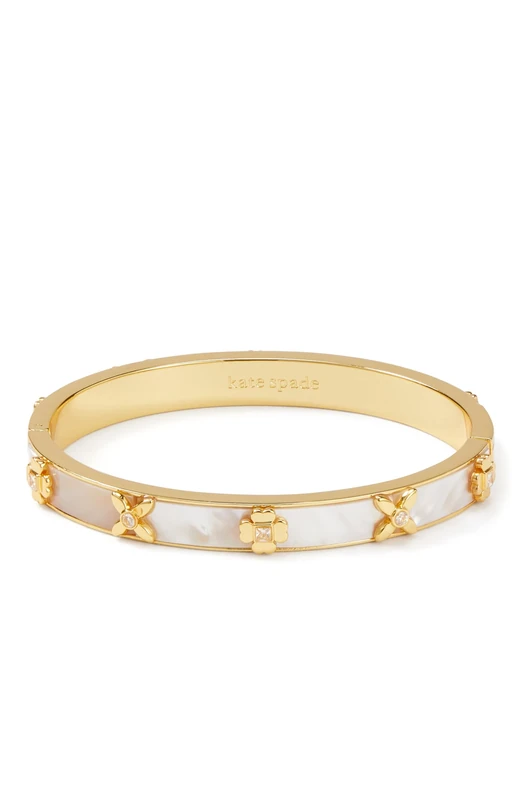 Kate Spade New York Heritage Bloom Hinged Bangle