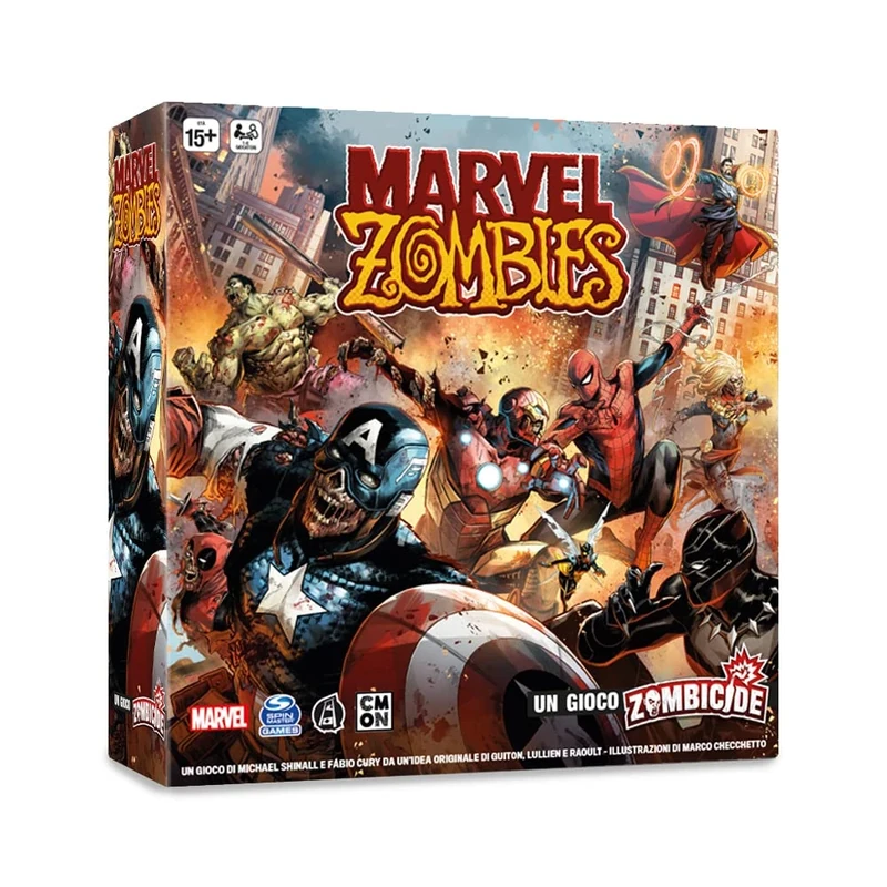 Asmodee - Marvel Zombies - Zombicide Board Game, 1-6 Players, 14+ Years, Italian Edition
