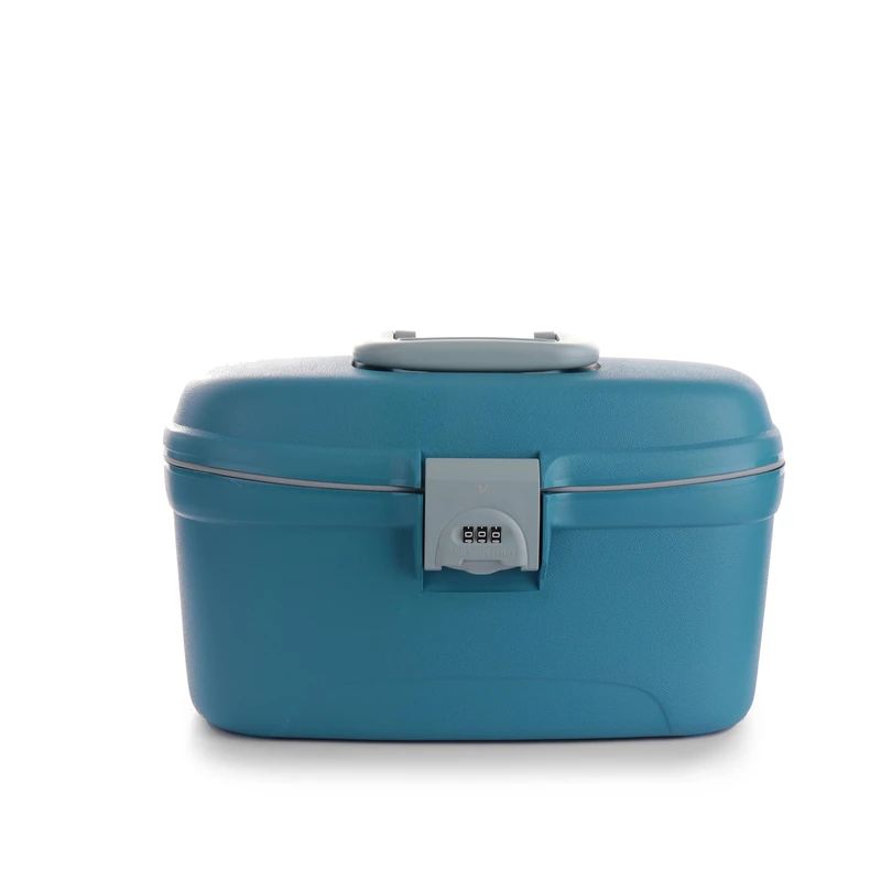 RONCATO Light Beauty Hard Case with Organizer, Emerald, One Size, Suitcase - Image 1
