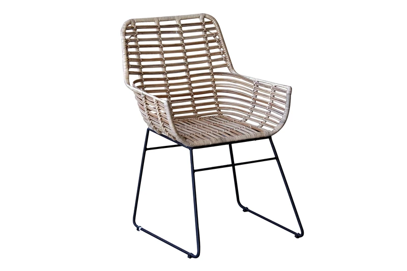 Mimbre Natural CHAIR, Metal RATTAN - Image 1