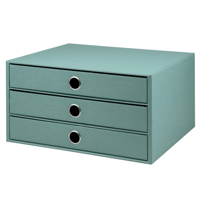 Rössler S.O.H.O. 1524452383 Drawer Box for DIN A4, with Finger Hole, Opal, 343 x 250 x 185 mm, 1 Piece