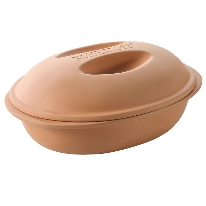 Römertopf Veggie Steam Cooker Roasting Dish with Aroma Stems 2.4 Litres - Image 1