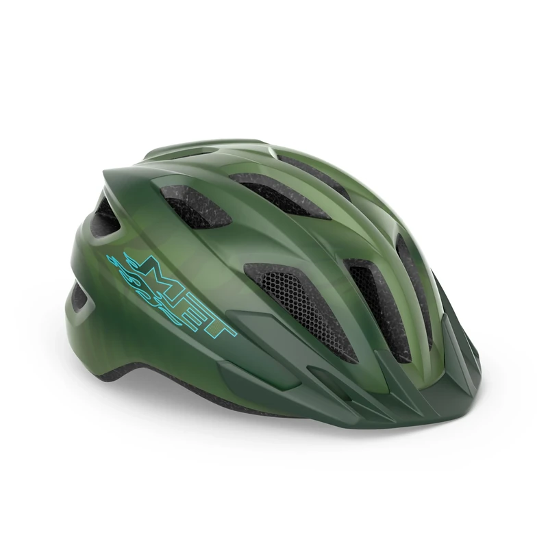 MET - Crackerjack Children's Cycling Helmet In Green One Size (52-57 cm)