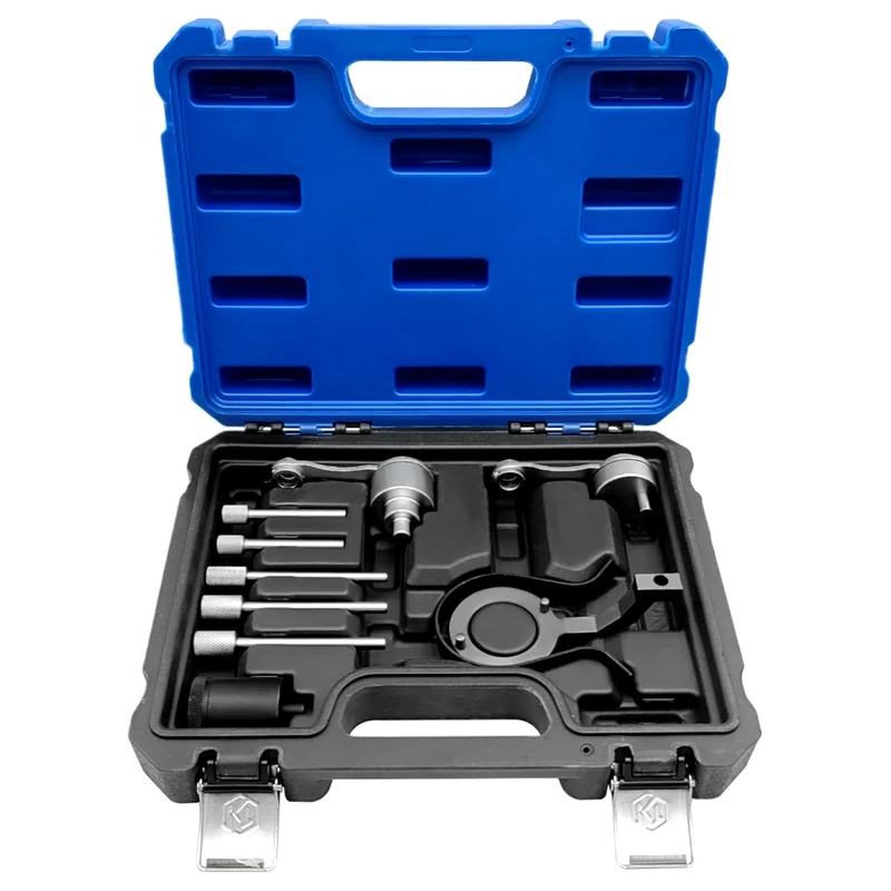 ZKTOOL Camshaft Alignment Flywheel Locking Timing, Camshaft Pulley Timing Tool, Compatible with Land Rover Range Rover Jaguar 2.7 3.0 5.0 V6 306DT Diesel Engine, Timing Chain Tool, 303-1116, 303-1117