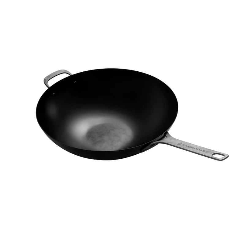 Kamado Joe Karbon Steel Carbon Steel Wok for Classic Joe and Big Joe Grills