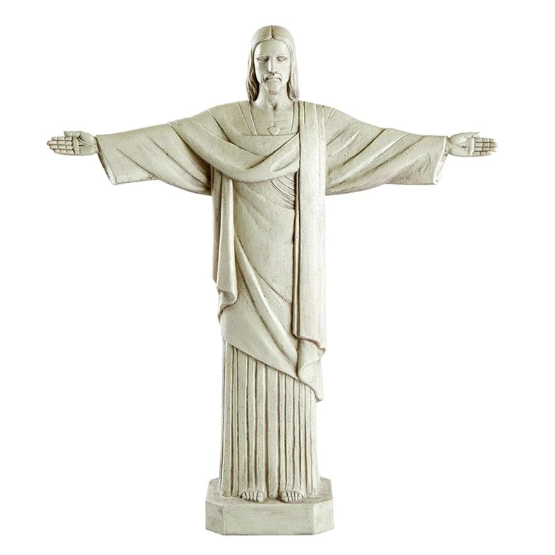 Avalon Gallery Christian Brands Jesus Christ Statue Religious Décor, Indoor/Outdoor -Christ The Redeemer, 24.5" Tall
