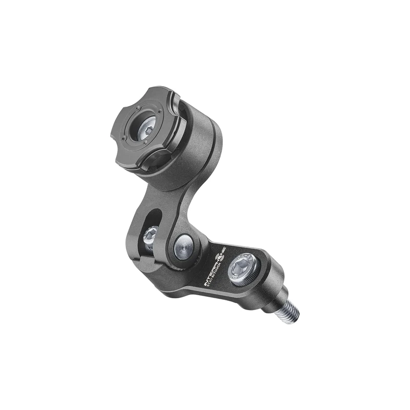 INTERPHONE - Quiklox modular system - Motorcycle holder support - Quiklox attachment for Resto (handlebar terminal) - adjustable 360 ° horizontal 90 ° vertical - Quick release attachment