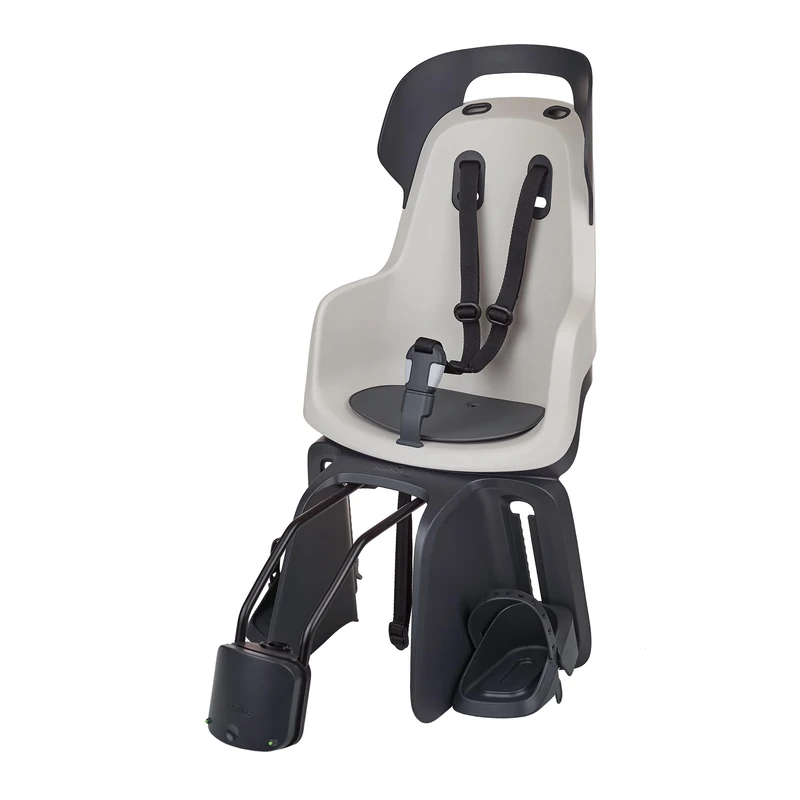 BOBIKE 8012700002 - Rear Bicycle Child Seat GO MAXI RS Reclining System For Frame – Safe for Kids 9 Months to 6 Years, Up to 22kg, Vanilla Cup Cake