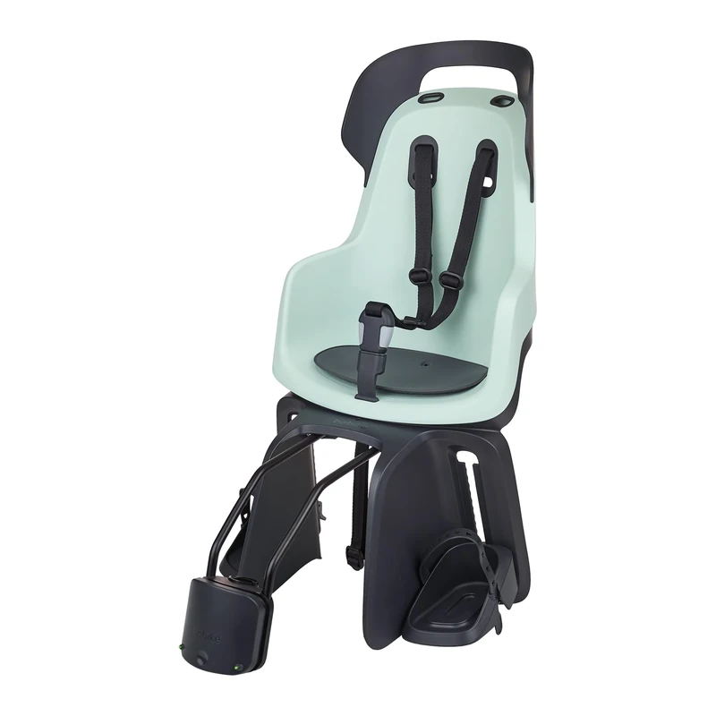 BOBIKE 8012700003 - Rear Bicycle Child Seat GO MAXI RS Reclining System For Frame – Safe for Kids 9 Months to 6 Years, Up to 22kg, Marshmallow Mint