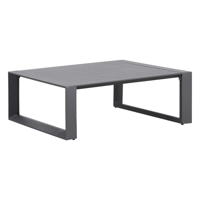 Hespéride Allure Square Garden Coffee Table Graphite
