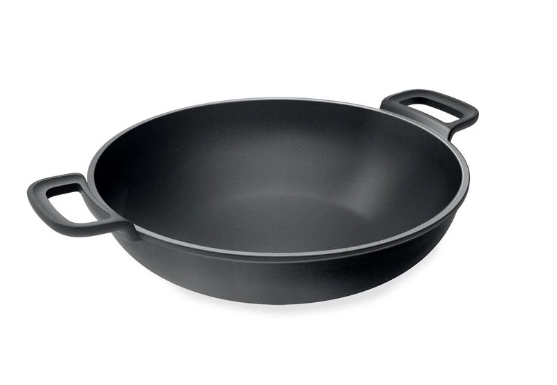 Tescoma 617020 High Thermal Conductivity cast Iron Wok, ø 30 cm, Massive line