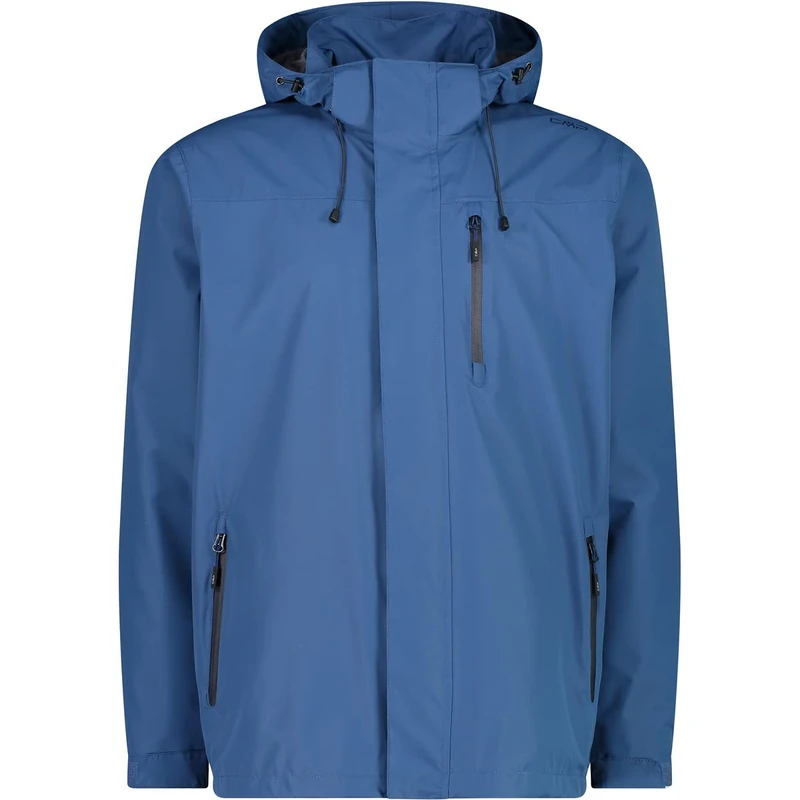 CMP - Man Jacket Zip Hood With Ventilation, Dusty Blue, 54