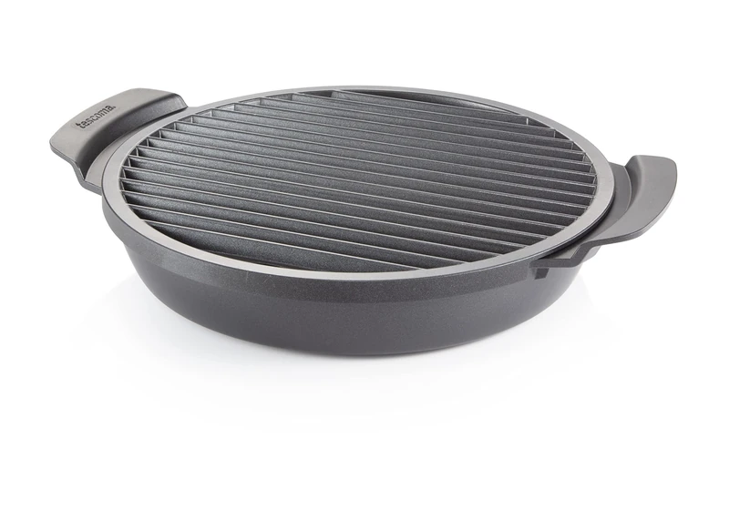 Tescoma 601266 Smoke-Free Grill pan, Suitable for Barbecue, Premium line