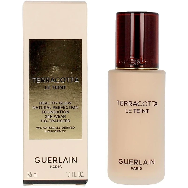 Terracotta Le Teint Foundation - 1W Warm by Guerlain for Women - 1.1 oz Foundation