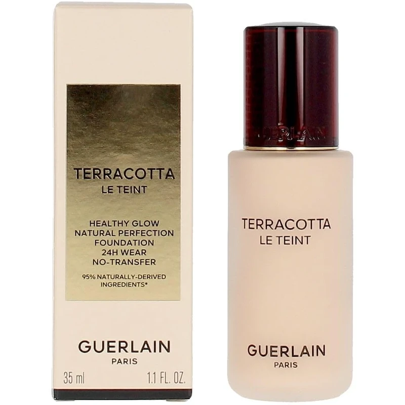 Terracotta Le Teint 24H Wear No-Transfer Foundation - 0C Cool by Guerlain for Women - 1.1 oz Foundation