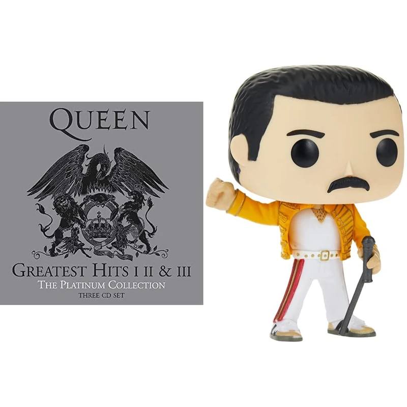 The Platinum Collection [2011 Remaster] & Funko POP Vinyl : Rocks : Queen The Band Glamrock Freddie Mercury (Wembley 1986) - 33732