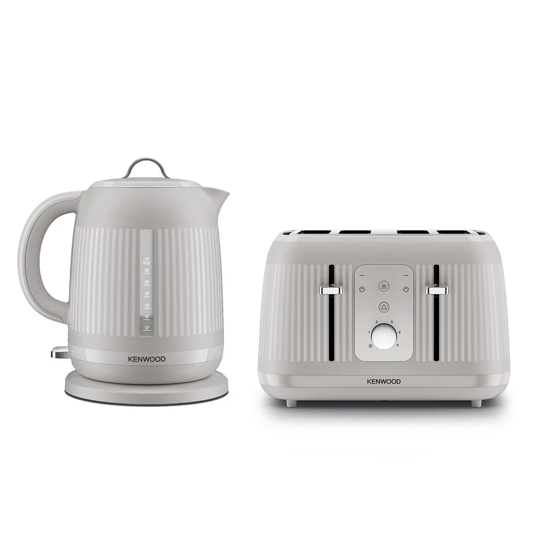 Kenwood Dawn Electric Kettle With Kenwood Dawn Toaster, 4 Slot Toaster