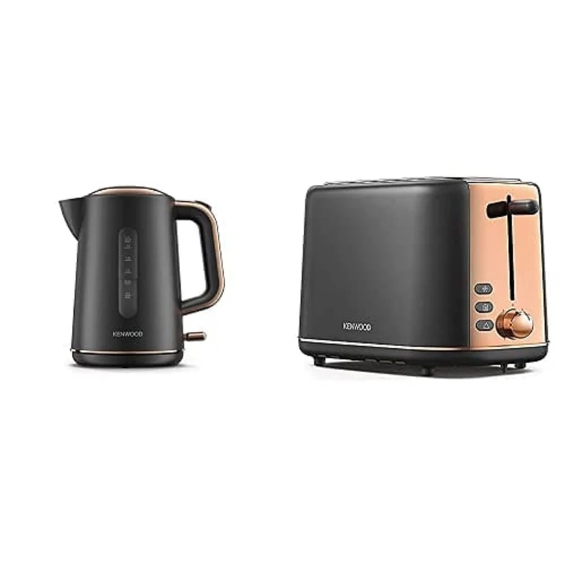 Kenwood Abbey Lux Water Kettle With Kenwood Abbey Lux Toaster, 2 Slot Toaster - Image 1