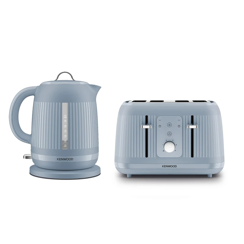 Kenwood Dawn Electric Kettle With Kenwood Dawn Toaster, 4 Slot Toaster